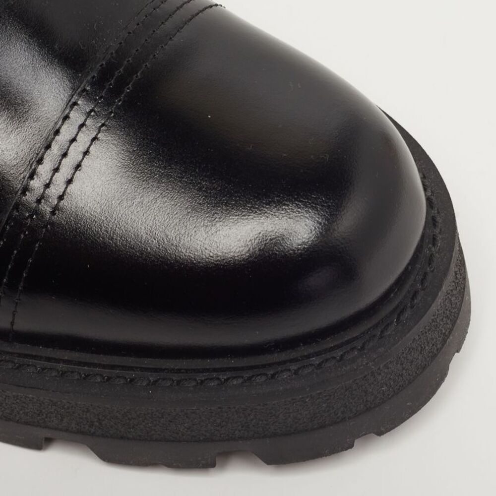 Dior D-Unit Size 41 Black Leather Combat Boots - Picture 6 of 7